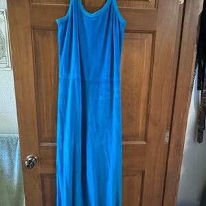 Suzi Kondi Vibrant Blue velour Jumpsuit